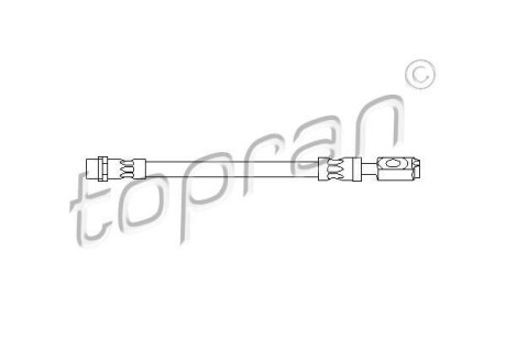 Гальмiвний шланг TOPRAN / HANS PRIES 110413