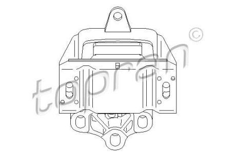 Подушка двигуна TOPRAN / HANS PRIES 110760