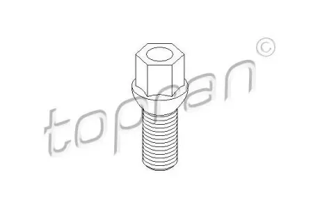 Болт колісний VAG M14x1.5 L 47.5 TOPRAN / HANS PRIES 111 477