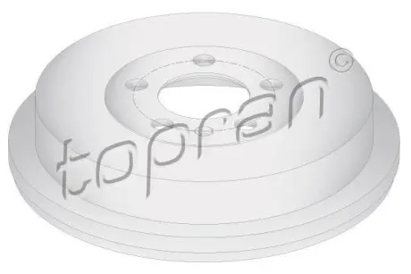 Тормозной барабан TOPRAN / HANS PRIES 117002