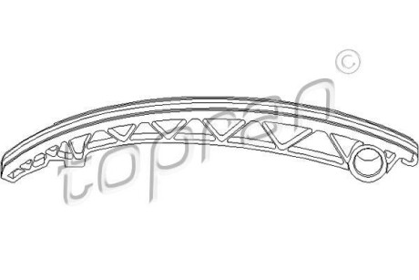 Планка заспокоювача ланцюга ГРМ TOPRAN / HANS PRIES 205563