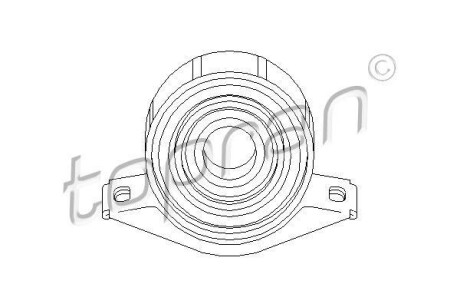 Пiдшипник пiдвiсний TOPRAN / HANS PRIES 400080
