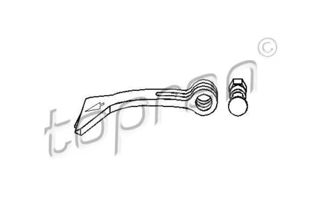 Ручка вiдкриття капота TOPRAN / HANS PRIES 401535