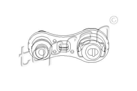 Подушка двигуна TOPRAN / HANS PRIES 700535