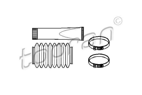 Пильник рульового керування, к-т TOPRAN / HANS PRIES 720237