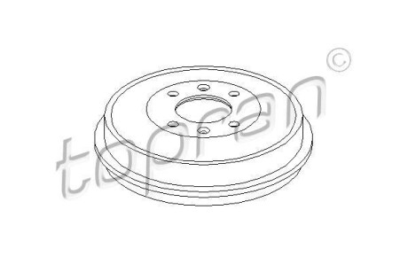 Гальмiвнi барабани TOPRAN / HANS PRIES 721188