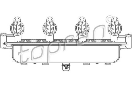 Котушка запалювання ZN TOPRAN / HANS PRIES 721405