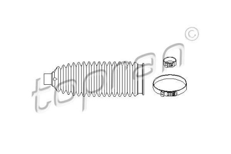 Пильник рульового керування, к-т TOPRAN / HANS PRIES 722467