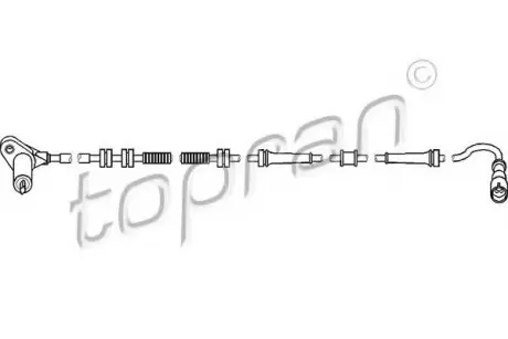Датчик ABS TOPRAN / HANS PRIES 722662