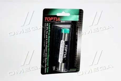 Дріт паяльний олов\'яний TOPTUL d1мм в тубі Toptul EBAA0110