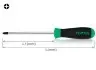 Викрутка хрестова PH1 x 80mm Toptul FBAB0108 (фото 4)