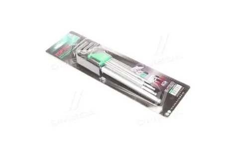 Набір Г-подібних шестигранників TOPTUL 1,5-10мм 9од. супердовгих з кулею Toptul GAAL0917