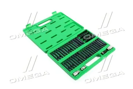 Набір біт TORX, HEX, SPLINE, RIBE, SQ 60од. TOPTUL Toptul GCAI6003