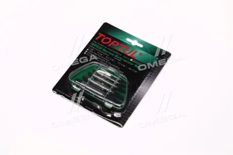 Набір екстракторів (1/8, 1/4, 5/16, 7/16, 9/16") Toptul JGAW0501