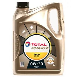 Олива моторна Quartz 9000 Energy 0W-30 4L TOTAL 213687