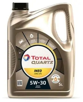 Олива моторна Quartz Ineo Long Life 5W30 5L TOTAL 213819