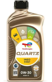 Олива моторна Quartz Ineo First 0W30 1L TOTAL 213830