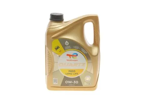 Моторное масло Quartz Ineo Long Life 0W30 5L TOTAL 214225