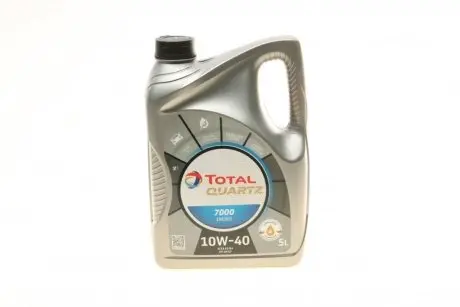Олива моторна Quartz 7000 Energy 10W40 5L TOTAL 216678