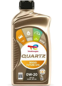 Олива моторна Quartz 9000 Future GF6 0W-20 1L TOTAL 223758