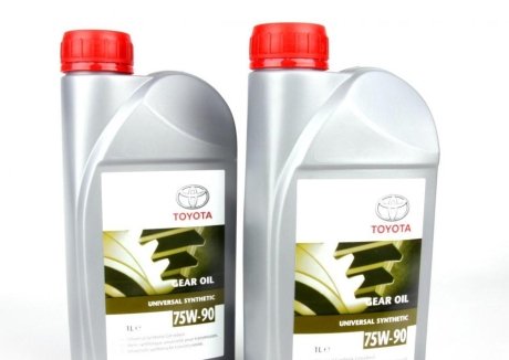 Трансмиссионное масло Toyota Differential Gear Oil GL-5 75W-90 синтетическое 1 л TOYOTA/LEXUS 0888581592 (фото 1)