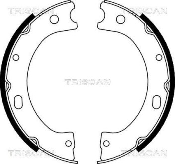 Комплект гальмівних колодок, стоянкове гальмо TRISCAN 810014011