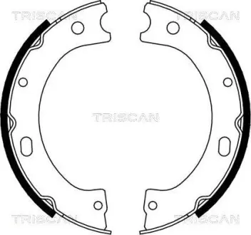 Комплект гальмівних колодок, стоянкове гальмо TRISCAN 810014011