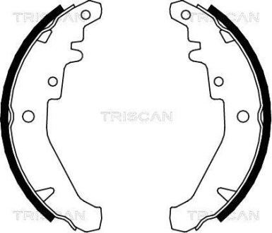 Комплект тормозных колодок TRISCAN 810015026