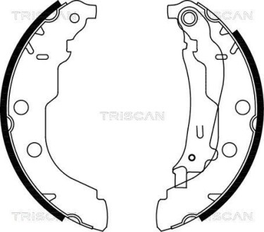 Комплект тормозных колодок TRISCAN 810028582