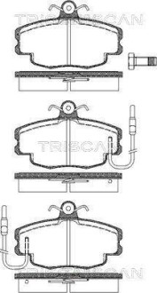 Тормозные колодки передние TRISCAN 811010041