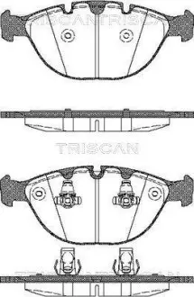 Тормозные колодки передние TRISCAN 811011011