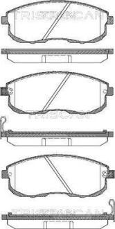 Тормозные колодки передние TRISCAN 811014013