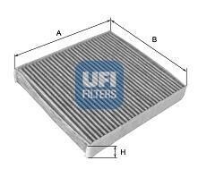 Фільтр салону вугільний UFI 5414600