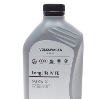 Олива моторна LongLife IV SAE 0W20 1L VAG GS60577M2