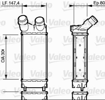 Радіатор Valeo 818866