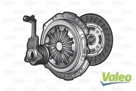 Комплект зчеплення (з вижимним) 240mm VW Multivan,T5 2.0TDi 09- Valeo 834491