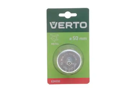 Щітка дротяна дискова, 50 мм, хвостовик VERTO 62H330