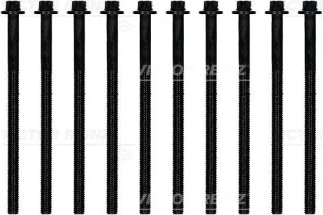 Комплект болтів з головкою системи TORX з чорного металу VICTOR REINZ 14-32108-01