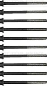 Комплект болтів з головкою системи TORX з чорного металу VICTOR REINZ 143238101