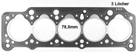 Прокладка Г/Б audi volvo 81-85cn de 1986 VICTOR REINZ 612593030