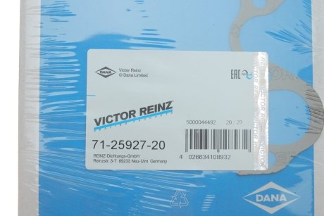 Прокладка коллектора двигателя арамидная VICTOR REINZ 71-25927-20