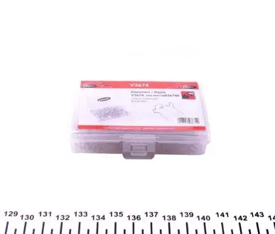 Скоба F-профиль Ø0,8 мм 100 ед. VIGOR V3674
