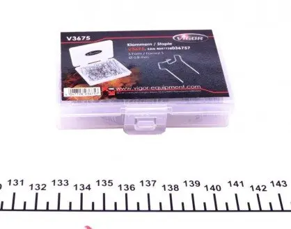 Скоба S-профиль Ø0,8 mm 100 ед. VIGOR V3675
