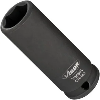 Головка торцева ударна 1/2" 21 мм Long 82 мм VIGOR V5550L-21