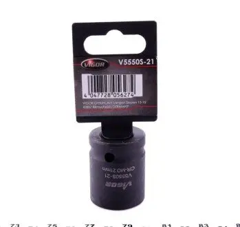Головка ударна VIGOR V5550S-21