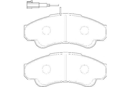 Гальмівні колодки WAGNER WBP23919A