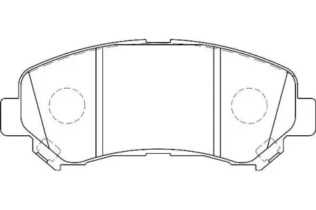 Гальмівні колодки дискові WAGNER WBP24632A