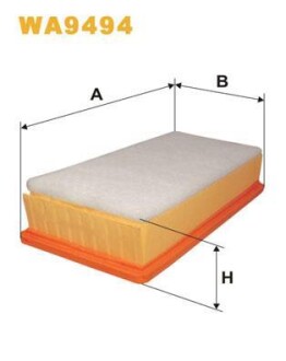 ФІЛЬТР ПОВІТРЯ WIX FILTERS WA9494 (фото 1)