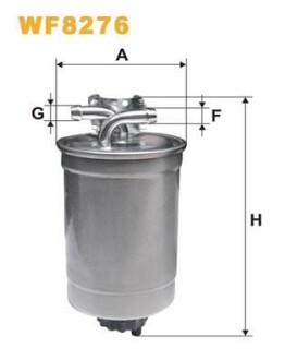 ФІЛЬТР ПАЛИВА WIX FILTERS WF8276