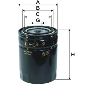 ФІЛЬТР ОЛИВИ WIX FILTERS WL7096